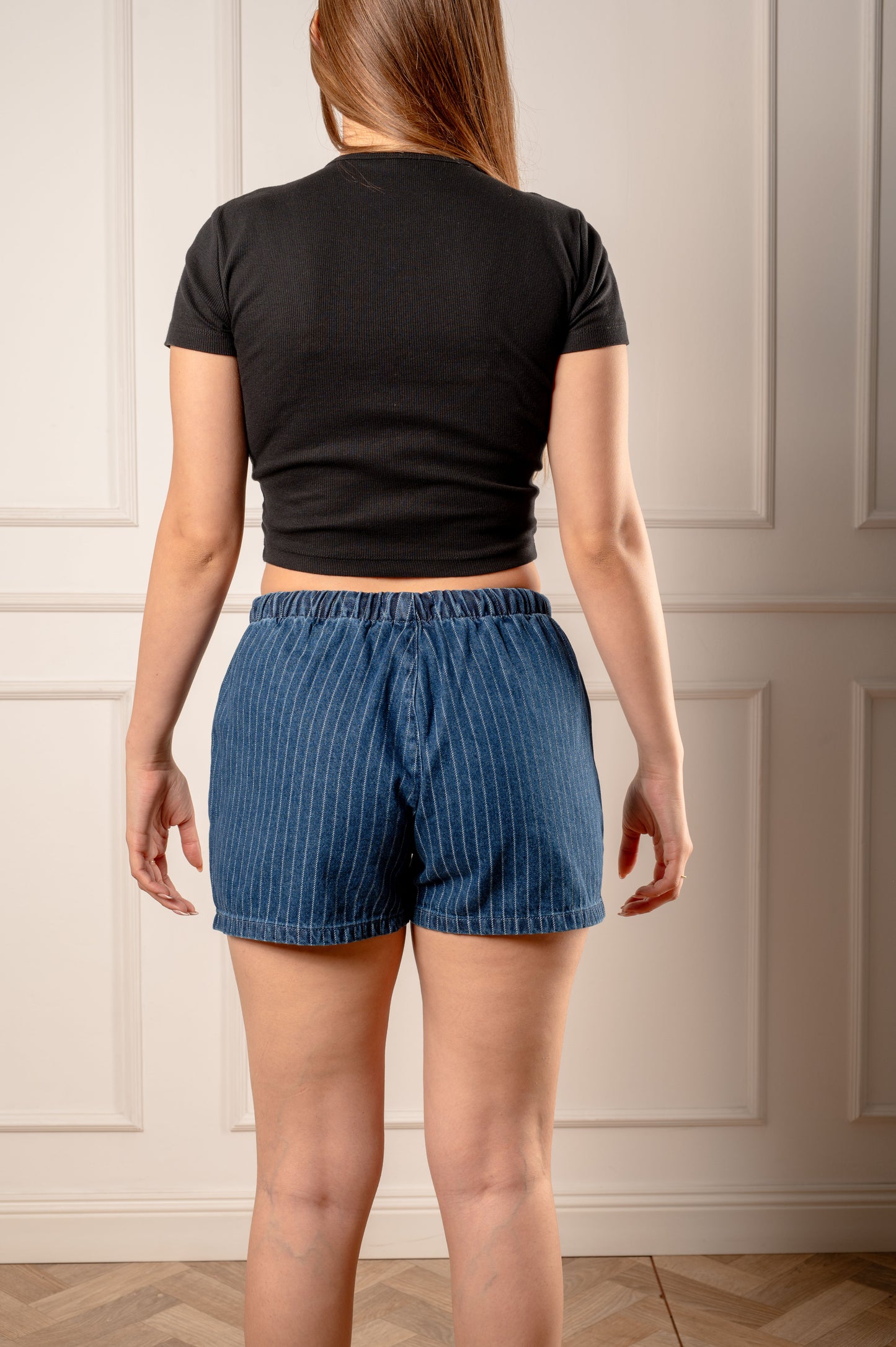 Short Rayas con elastico