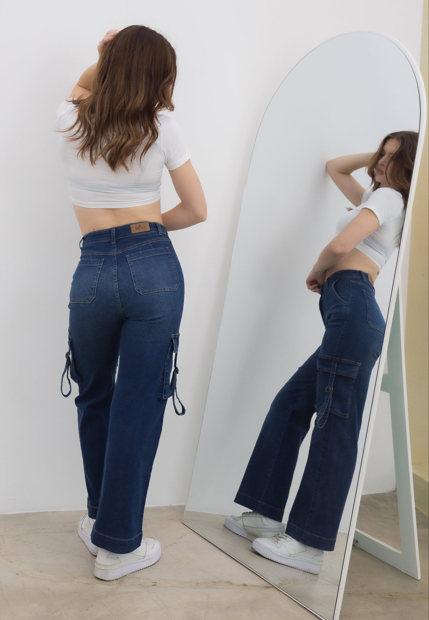 Cargo Pants - Rust Blue