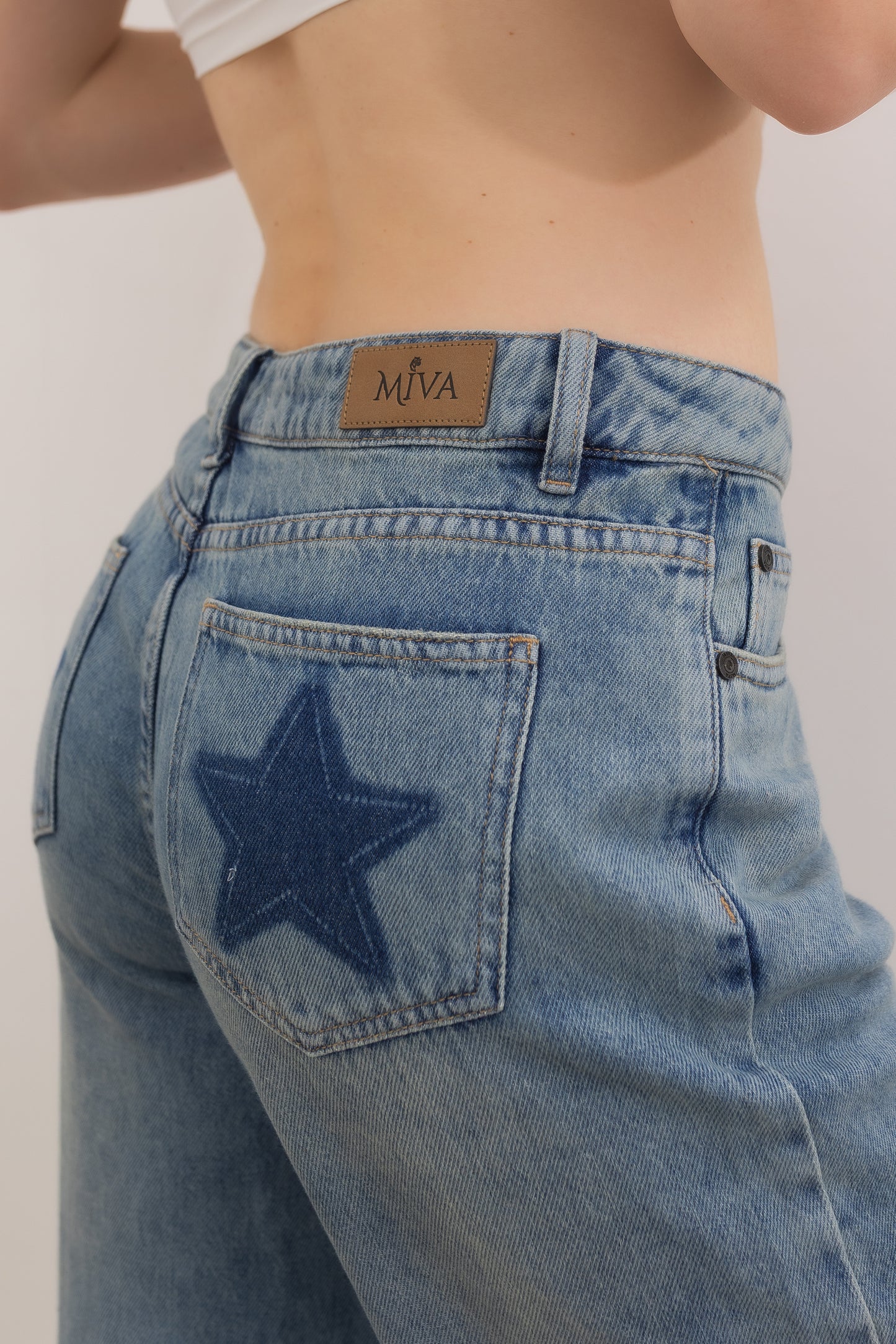 Wide Leg  Star - Rust Ice